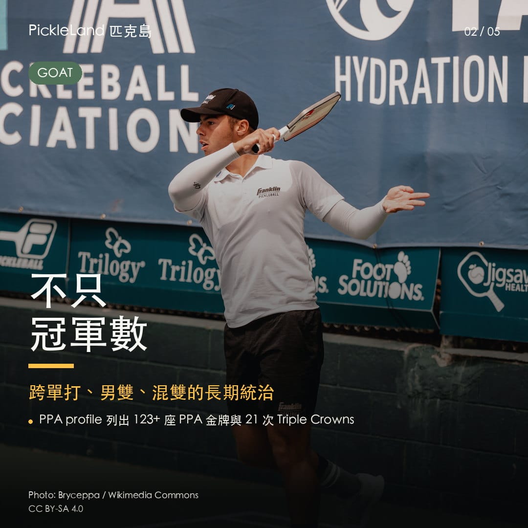 Ben Johns 不只靠冠軍數被稱為 GOAT,也靠跨項目的長期統治。