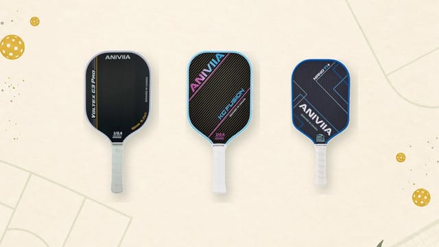 ANIVIIA 2026 高階球拍產品線，Voltex Gen 3 Pro、KC Fusion 與 Nano Ti+ 真實產品圖